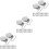 3 Pcs Bedsheets Peach Heart Clip Clips Holders Newborn Man 5