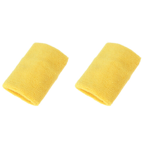 2Pièces Poignets Sports Coton Confortables Absorbant Sueur