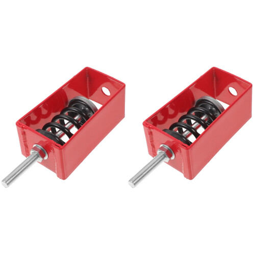 2Pcs Red Spring Vibration Isolator Hanger Zinc Steel for Machine Use