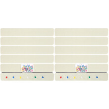 2Sets Felt Bulletin Board Strepen Wit Voor School Huis En Kantoor