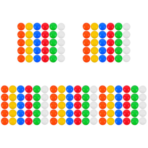 150Pcs Assorted PVC Raffle Drawing Balls Practical Party Game Props