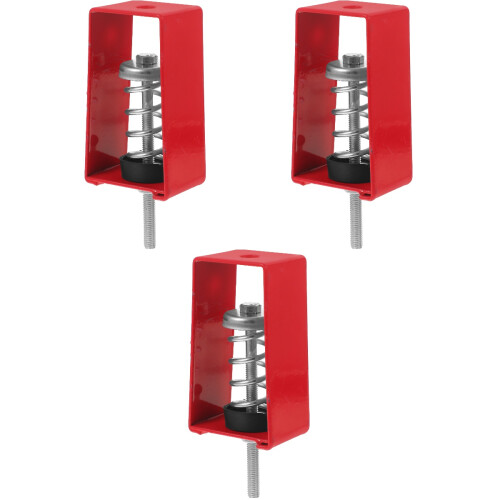 3Pièces Support Anti-Vibration Pour Plafond En Rouge 2