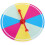 4Pcs Multi Plastic Rotating Prize Wheel DIY Party Game Prop for Fun 2