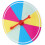 4Pcs Multi Plastic Rotating Prize Wheel DIY Party Game Prop for Fun 3