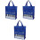 3Pcs Blue Music Bags Large Capacity Storage Bag with Handle 2