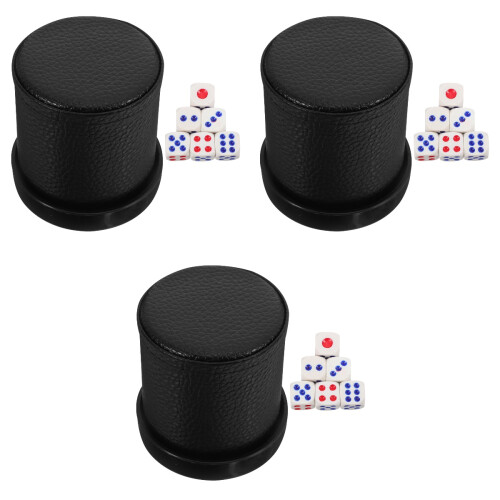 3Sets ABS Cups Black Compact Holders for Home and Party Use 2