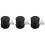 3Sets ABS Cups Black Compact Holders for Home and Party Use 4