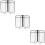 6St PVC Menuholder Transparant Stevig En Ruimtebesparend 9