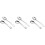 6Pcs Practical Angled Spoon Tableware Stainless Steel for Kitchen Use 5