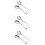 6Pcs Practical Angled Spoon Tableware Stainless Steel for Kitchen Use 9