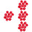 40 Pcs Threaded Wool Felt Ball Pendant Plush Ball 5