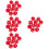40 Pcs Threaded Wool Felt Ball Pendant Plush Ball 6