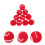 40 Pcs Threaded Wool Felt Ball Pendant Plush Ball 8