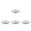 4Pcs Silver Vending Machine Top Lid Plastic Candy Dispenser 4