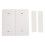 CR2032 86 Quattro-Gang Bianco ZigBee 3.0 50m Interruttore 2