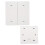 CR2032 86 Quattro-Gang Bianco ZigBee 3.0 50m Interruttore 6