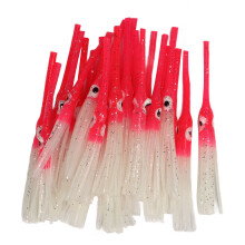 Lifelike Swimming Action Soft Plastic Lure for Saltwater and Freshwater, Luminous Squid Baits Easy to Use Realistic Design Eco Friendly Materials