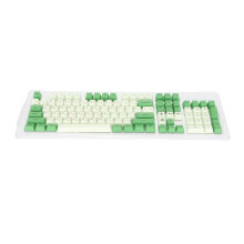 Xda Profile Keycaps Blank Keycaps Matcha Green Theme, Textured Surface Premium Service For Most61/87/104/108Bit Mechanical Keyboards