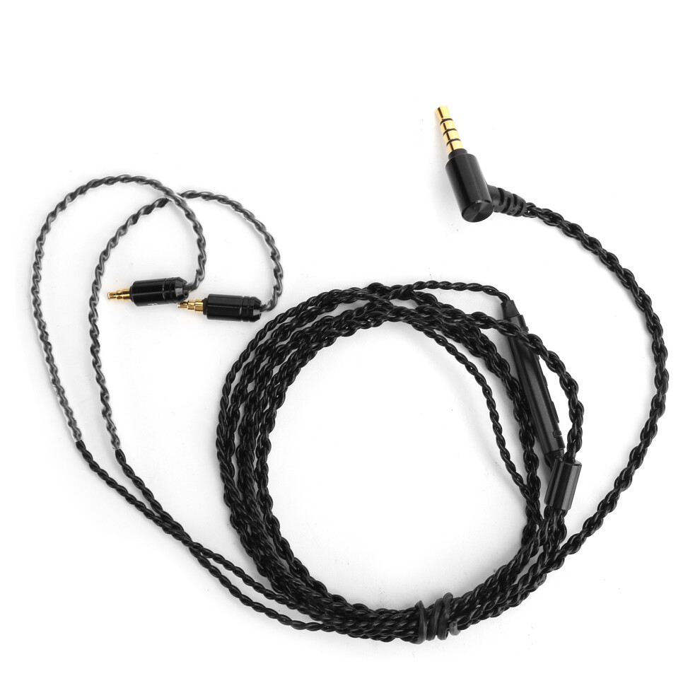 Interchangeable Detachable Earphone Cable, Supports Wire Control With Microphone For Sennheiser Ie40pro, High-Purity Single Crystal Copper Wire 9773935356979