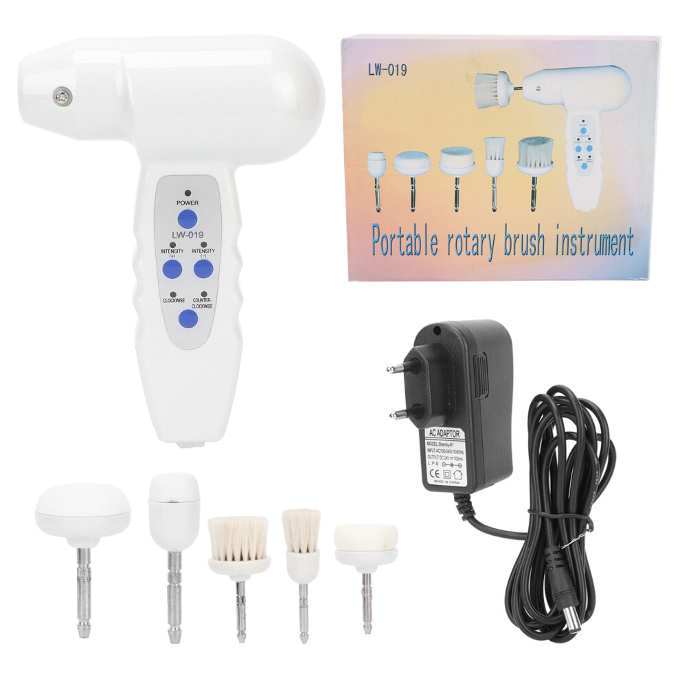 Rechargeable Facial Cleansing Brush, Triple Benefit Skin Spa System for Deep Cleansing & Massaging