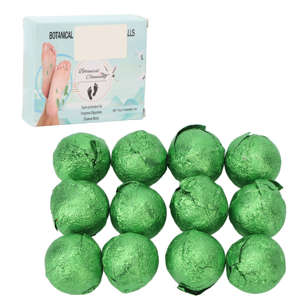 Relaxing Sensations Herbal Foot Soak, Lymphatic Drainage Support With Essential Oils And Promote Metabolism, 12Pcs