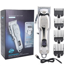 Stylist's Choice Hair Clippers, Stainless Steel Precision Blades, Transparent Case, Smart Display, Ergonomic Grip, Auto Blade Sharpening