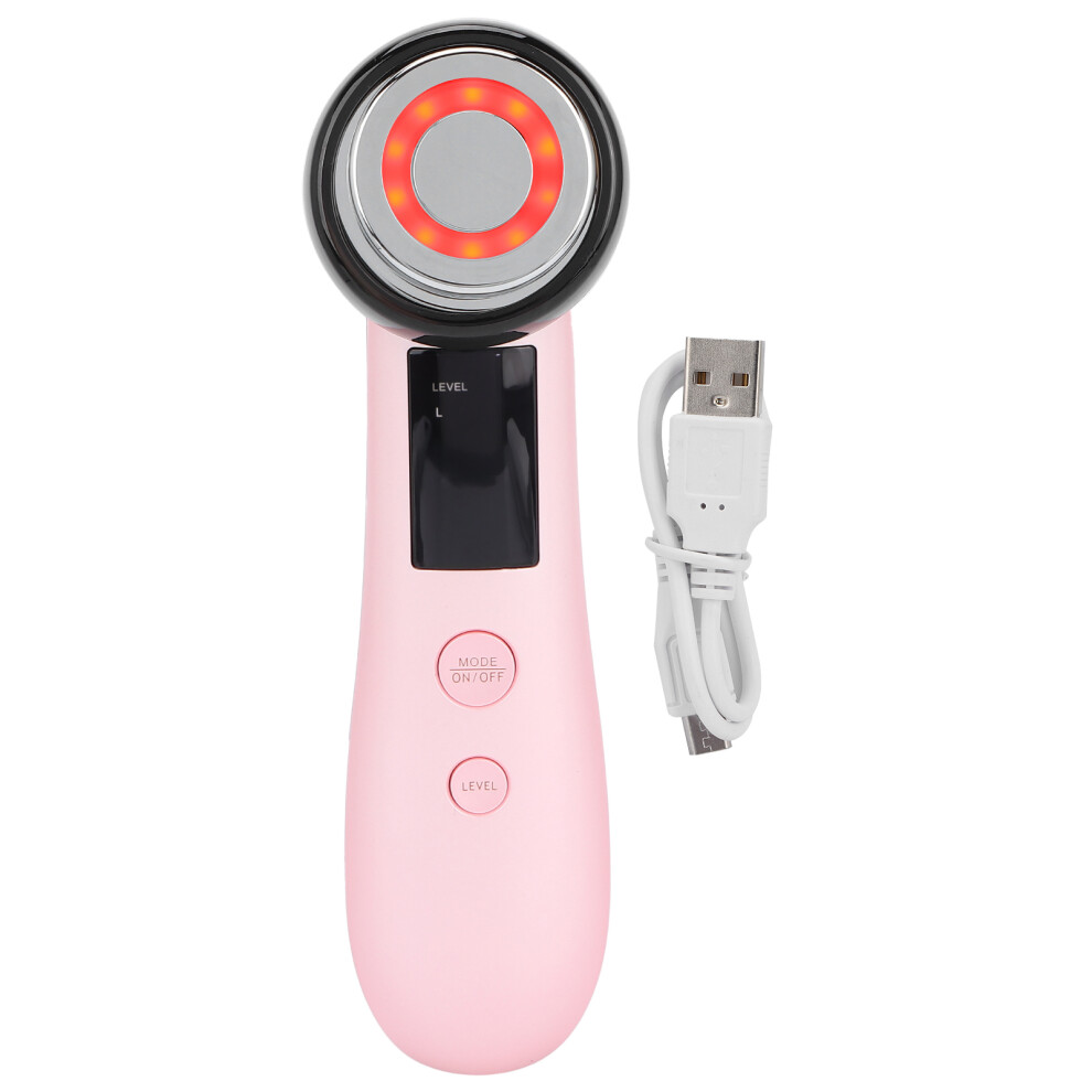 LED Photon Therapy Device, Multi-Functional Facial Skincare, USB Rechargeable for Convenient Use