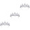 3Stk Damen Hochzeit Brautschmuck 6