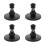 4Pièces Fixation ABS Noire Pour Caméra Murale Usage Domestique 8