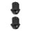 2Pièces Protections Vis Roue Alliage Renforcé Noir 9