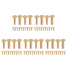 70Paires Rivets Cuivre Fixation Couteau Usage Polyvalent DIY
