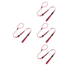 4Pièces Laisse Polyester Anti Tirage Promenade