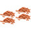 200Pièces Miniatures 1:35 Rouge Pour Créations DIY 5