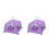2Pièces Abri Violet , Facile À 3