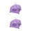 2Pièces Abri Violet , Facile À 7