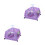 2Pièces Abri Violet , Facile À 8