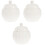 3Pcs White Lidded Ceramic Soup Bowl Multi-Use Stew Pot for Household 4