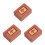 3Pièces Indicateurs Vent Mahjong Bois Café Faciles À Utiliser Jeu Pro 7