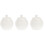 3Pcs White Lidded Ceramic Soup Bowl Multi-Use Stew Pot for Household 5