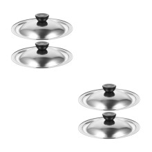 4St Praktische Rvs Mini Pan Voor Snacks En Kookpannen