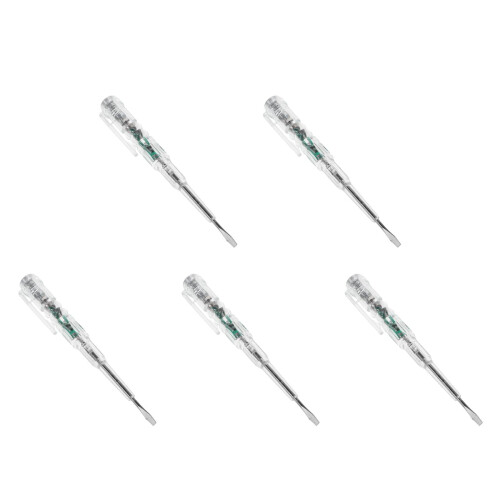 5Pièces Crayon Testeur Voltage Avec Pinces De Poche