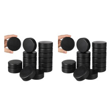 48St Zwarte Foam Hockey Pucks PU Materiaal Voor Indoor Gebruik
