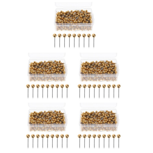 2000Pièces Push Pins En Pour Cartes De Voyage