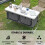 Outsunny Outsunny Camping Cupboards Folding Portable with Storage, Camp Cook Station 6