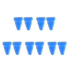 10Pièces Support Diapason Silicone Bleu Durable Et Portable