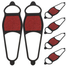 3Paires Crampons Antidérapants Silicone Multicolores Pour Hiver