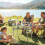 Outsunny Mesa de Camping Negro 60 x 40 x 60 cm 2