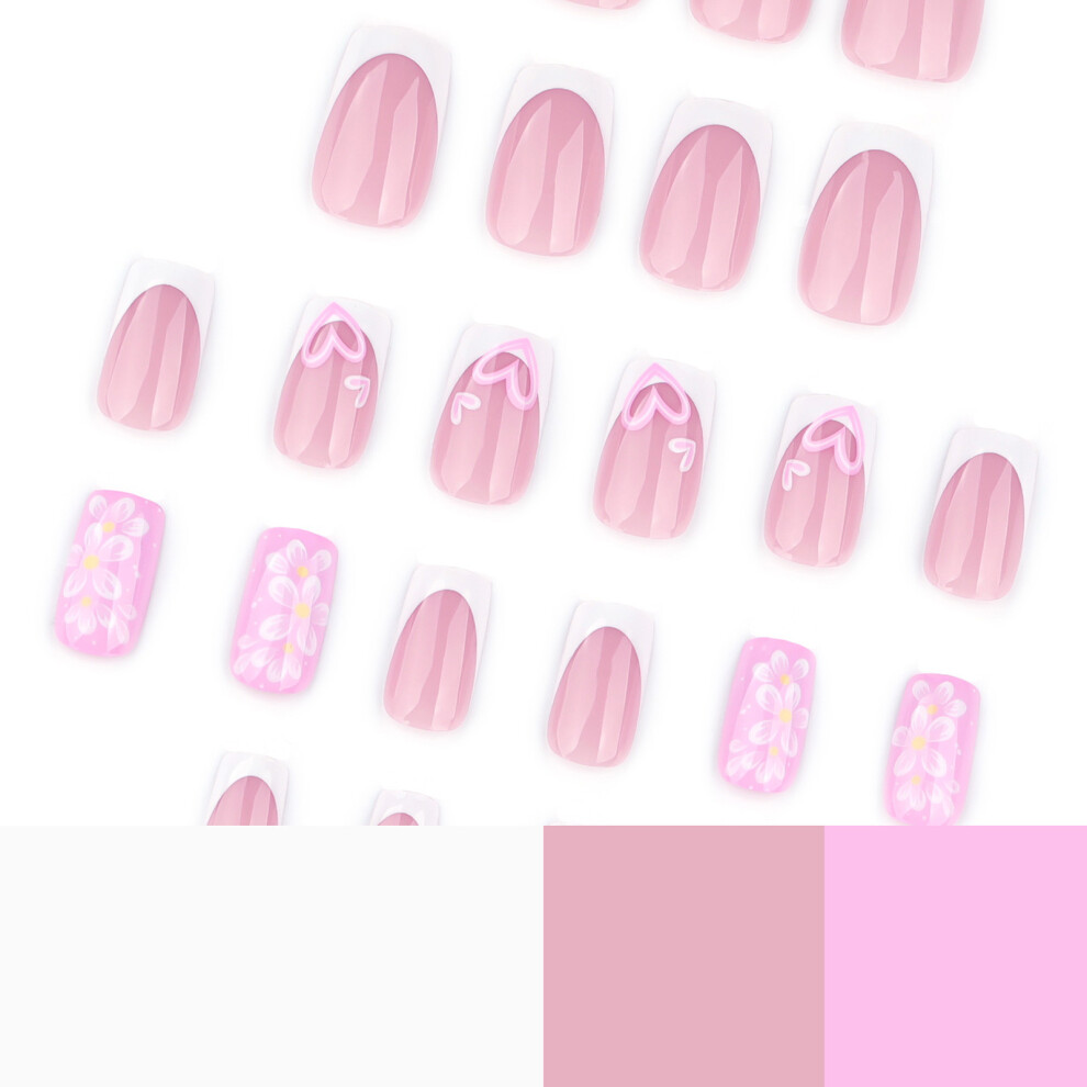Phui-Pet-Supplies Glossy Press-On Nails For Diy Decoration