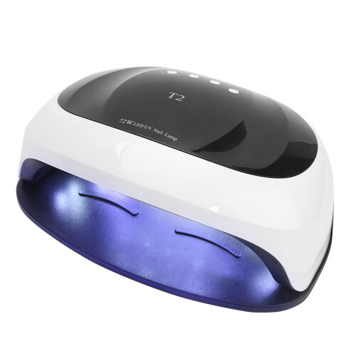 Double Light Source UV LED Nail Lamp With Quick Dry Function Cordless Rechargeable LCD Display Timer Infrared Sensor Safe Temperature Protection Dual 1