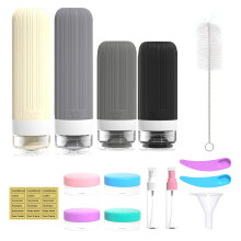 (【60ml 90ml Accessories Set】) Travel Silicone Bottles for Cosmetics (50ml)